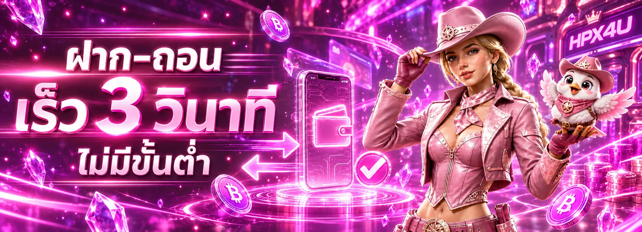 ภาพฝากถอน HPX4U ผ่านมือถือด้วยระบบรวดเร็ว